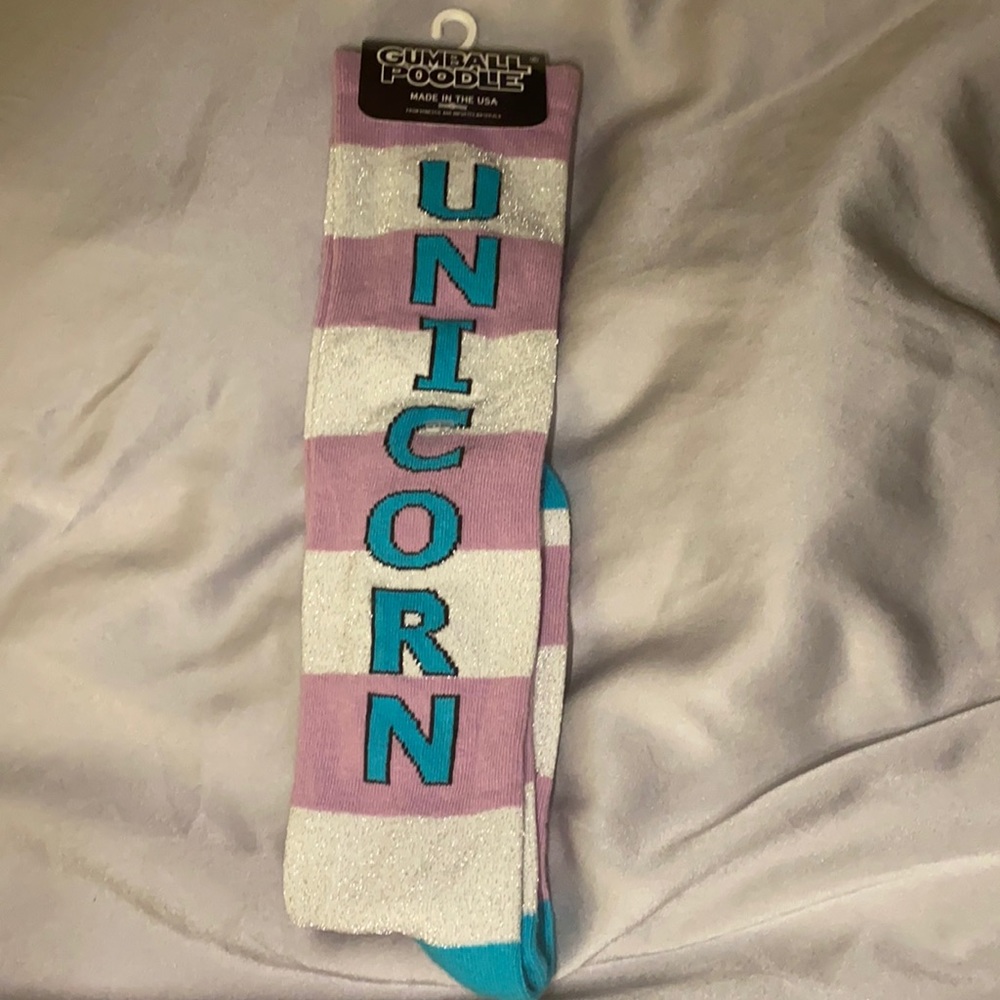 Gumball Poodle Unicorn Socks